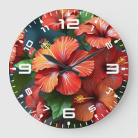 Vibrant Red Hibiscus Flowers-76894