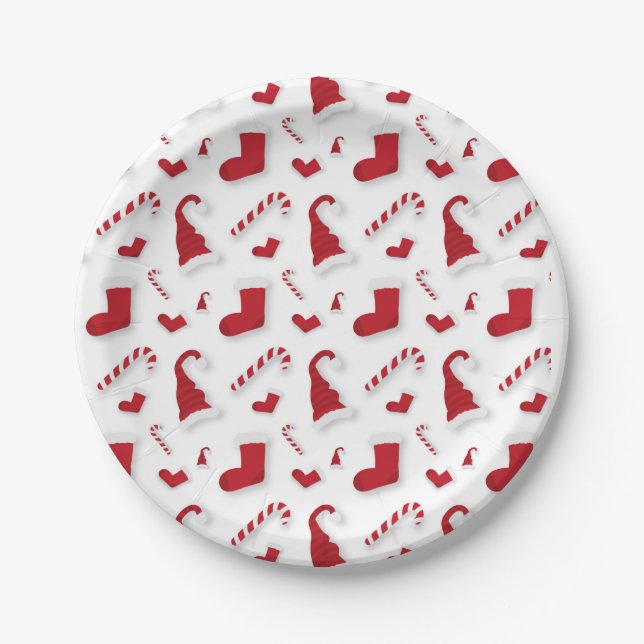 Vibrant Red Hue Premium Quality Convenient PARTY Paper Plate (Front)