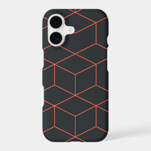 Vibrant, retro, simple, cool, trendy cube pattern