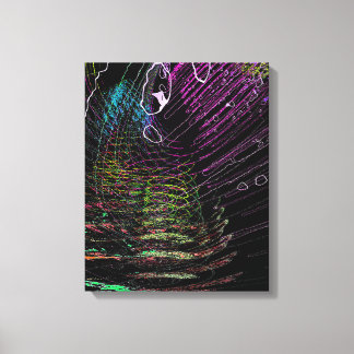 Vibrant Rings Canvas Print