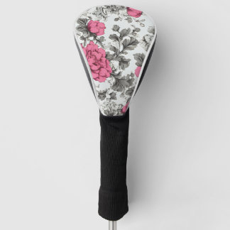 Vibrant Roses Golf Head Cover