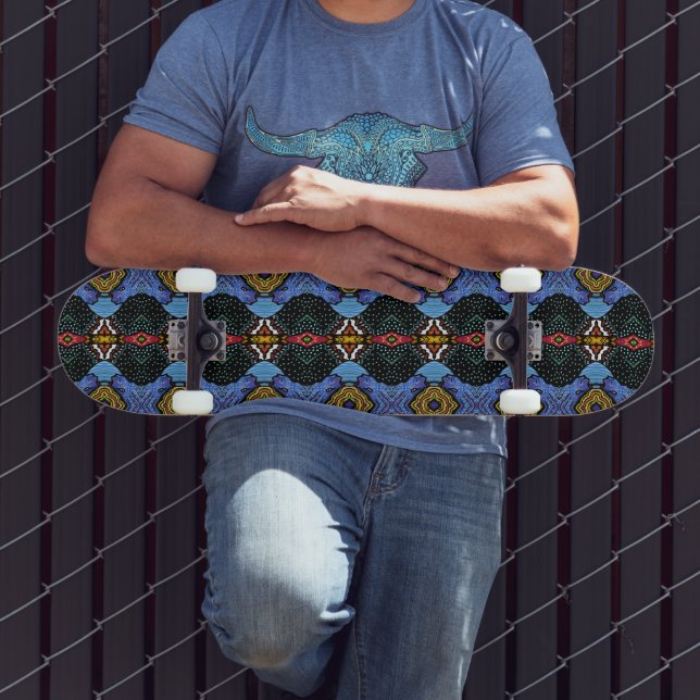 Vibrant Royalty Skateboard (Outdoor 3)