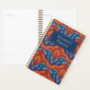 Vibrant Safari Tapestry Pattern - The White Lotus Planner