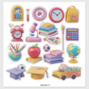 Vibrant School Supplies and Education Tools