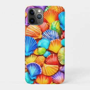 Vibrant Seashell Symphony Art iPhone 11 Pro Case