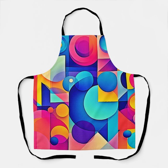 Vibrant Shape Play Apron (Front)