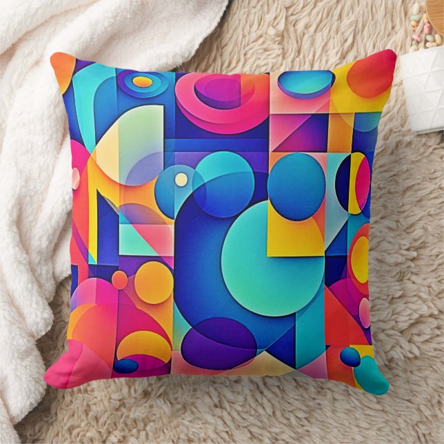 Vibrant Shape Play Cushion (Blanket)