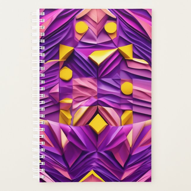 Vibrant Shapes Planner (Front)