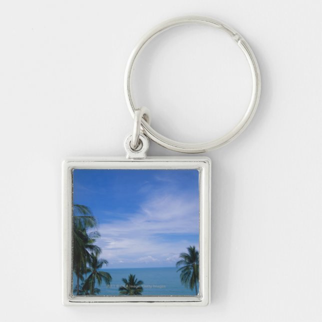 Vibrant shoreline key ring (Front)