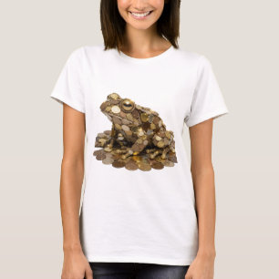 Vibrant Silver ABSTRACT ART Graphic Design T-Shirt