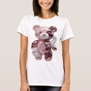 Vibrant Silver ABSTRACT ART Statement Design T-Shirt