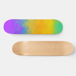 Vibrant Sky Skateboard