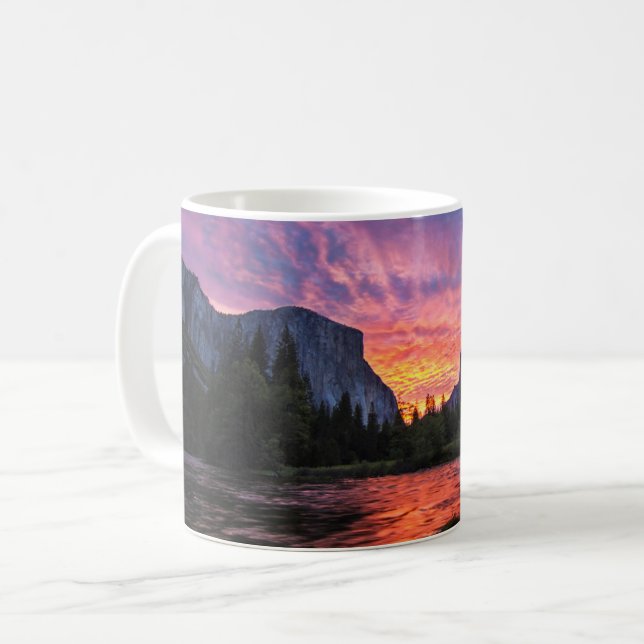 Vibrant Sky | Yosemite Valley Coffee Mug (Front Left)