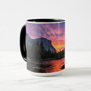Vibrant Sky   Yosemite Valley Mug