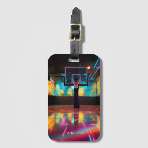 Vibrant Slam Court Luggage Tag