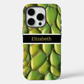 Vibrant snakeskin patterns in sunlight iPhone 16 pro case