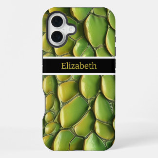 Vibrant snakeskin patterns in sunlight iPhone 16 plus case