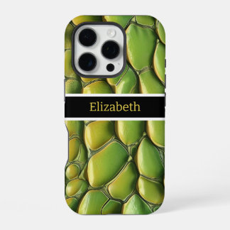 Vibrant snakeskin patterns in sunlight iPhone 16 pro case