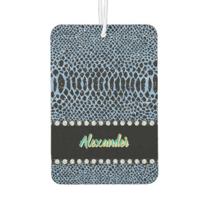 Vibrant Snakeskin print pattern Car Air Freshener