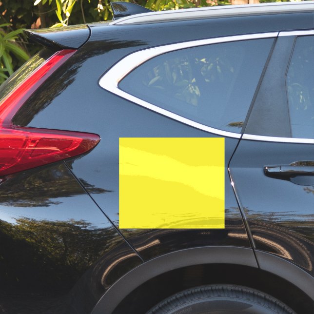 Vibrant Solid Yellow Background  (Car Side)