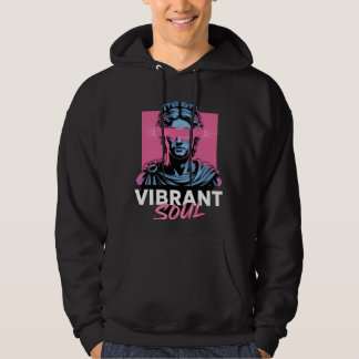 VIBRANT SOUL | Aesthetic Vaporwave Greek Statue Hoodie