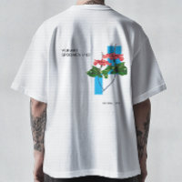 Vibrant Specimen - Deconstructed Hibiscus Vaporwav