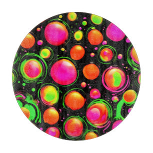 Vibrant Sphere Ballet Cutting Board