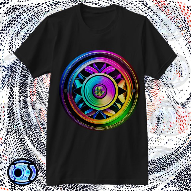 Vibrant Spiral Circle Form-In T-Shirt (Creator Uploaded)