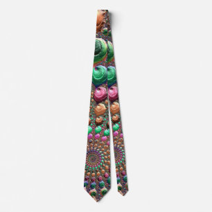 Vibrant Spiral Tie