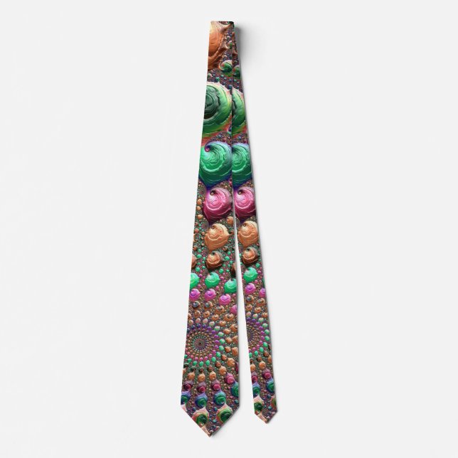 Vibrant Spiral Tie (Front)
