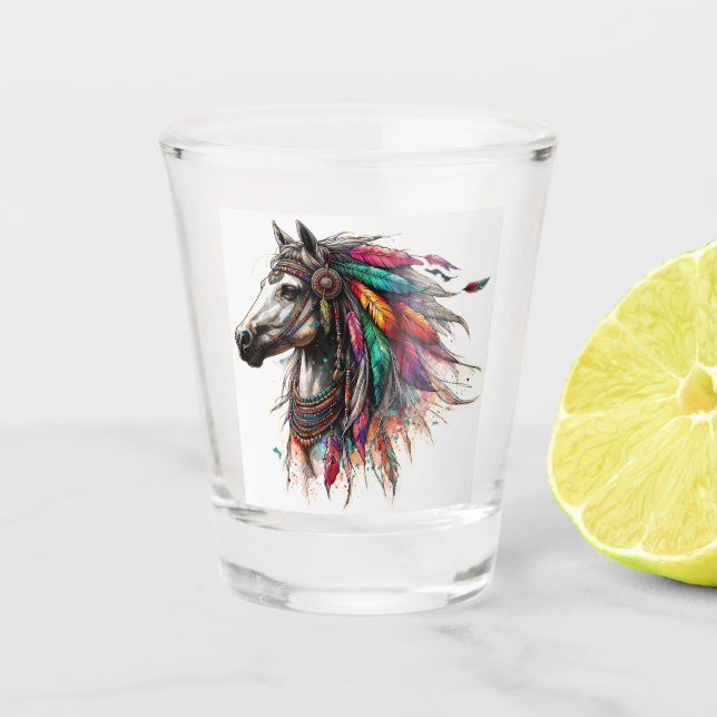 Vibrant Spirit  Shot Glass (Front)