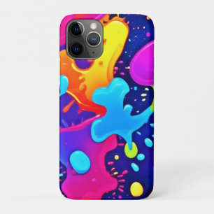 Vibrant Splash of Colour Art Explosion iPhone 11 Pro Case