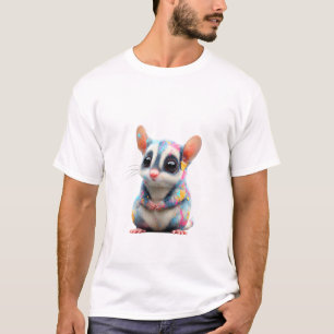 Vibrant Splatter Paint Sugar Glider Men T-Shirt