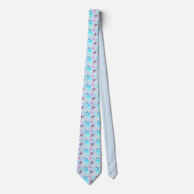 Vibrant Starfish Tie (Front)