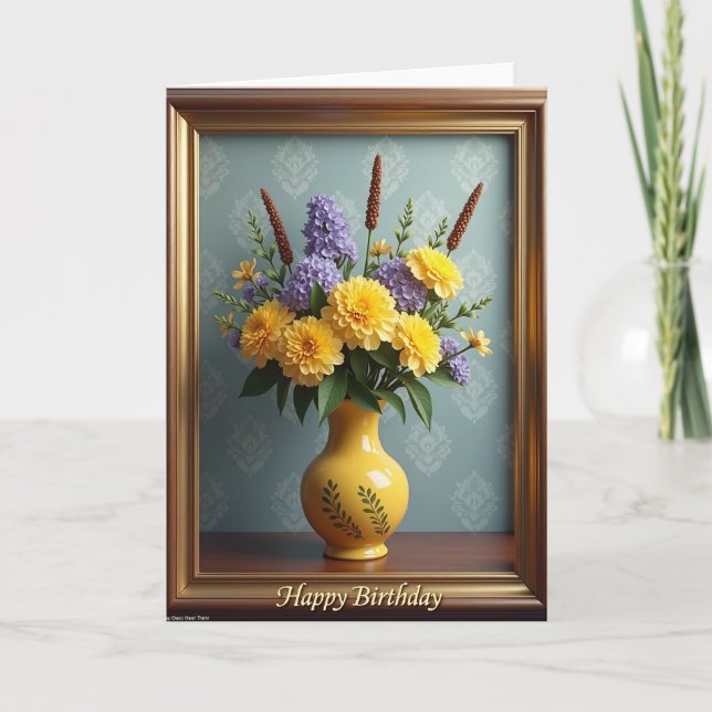 Vibrant Still Life Card (Front)