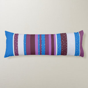Vibrant Striped Pattern Background Body Cushion
