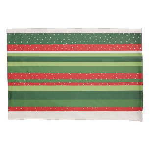 Vibrant Striped Pattern Background Pillowcase