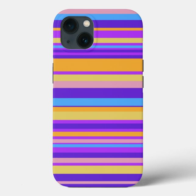 Vibrant Stripes Case-Mate iPhone Case (Back)