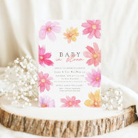 Vibrant Summer Baby in Bloom Floral Wildflower
