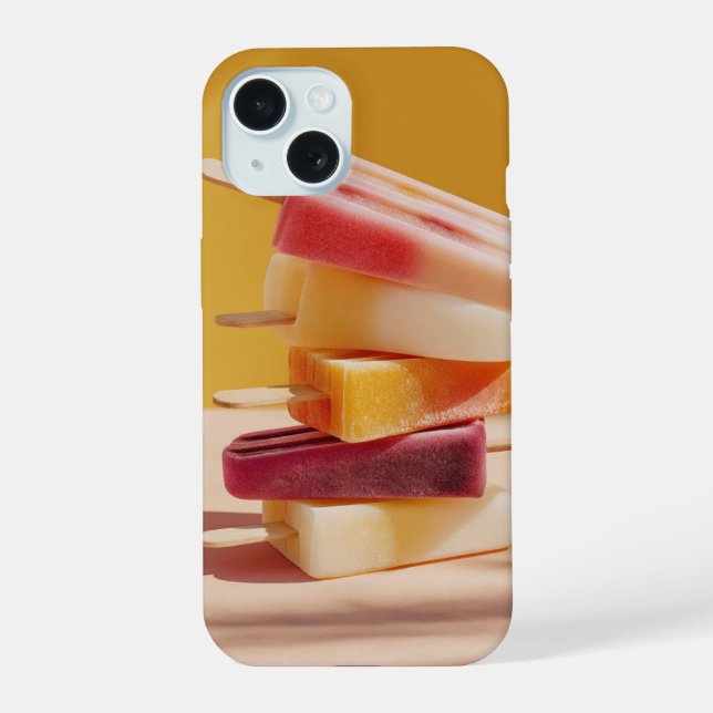 Vibrant Summer Popsicle Stack Tech Case (Back)