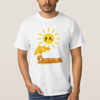 Vibrant Summer Sunshine Design T-Shirt
