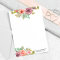 Vibrant Summer Watercolor Florals Stationery Paper