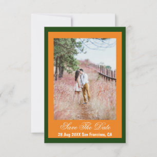 Vibrant Sunrise Minimalist Mix & Match Save The Date