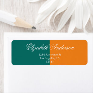 Vibrant Sunrise Minimalist Mix & Match Wedding