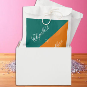 Vibrant Sunrise Minimalist Mix & Match Wedding Favour Bags