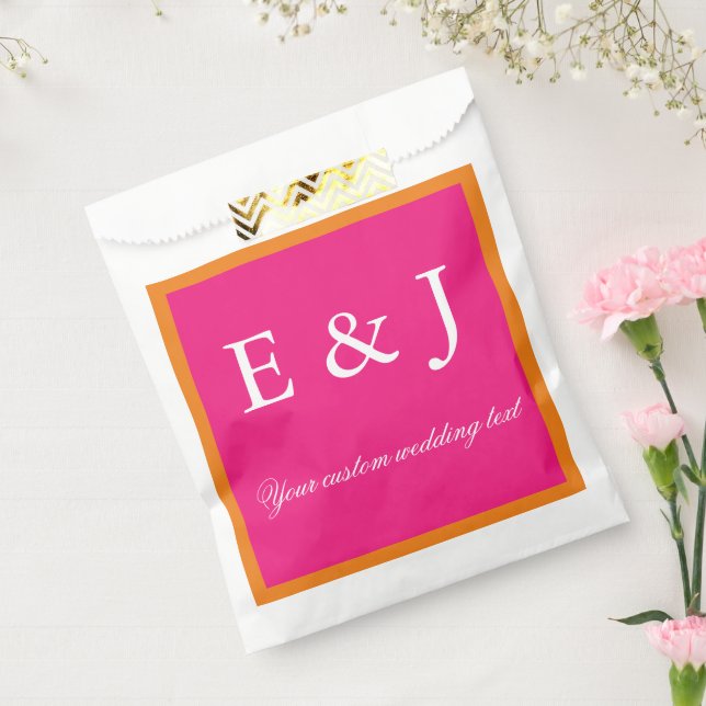 Vibrant Sunrise Minimalist Mix & Match Wedding Favour Bags (Sealed)