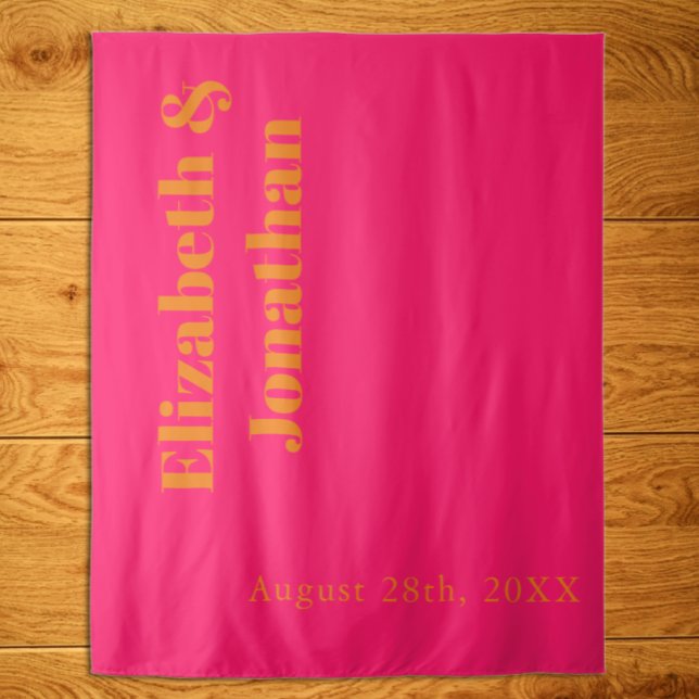 Vibrant Sunrise Minimalist Mix & Match Wedding Tapestry (Creator Uploaded)