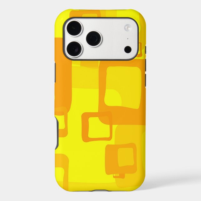 Vibrant Sunshine Flow – Modern Abstract Art Shapes (Back)