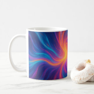 Vibrant Swirl Abstract Art Mug