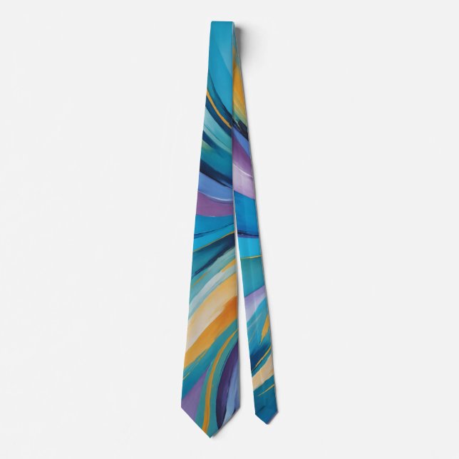 Vibrant Swirling Tie (Front)